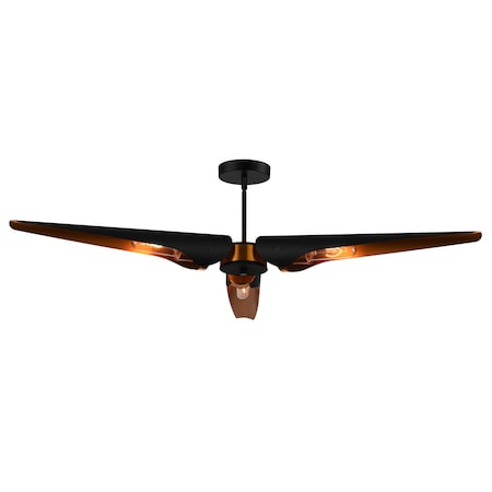 Cwi Lighting Amar 3 Light Chandelier With Matte Black Finish 1019P39-3-143